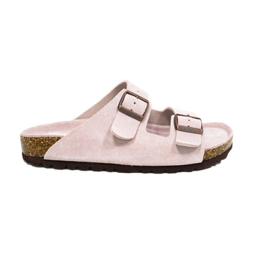 SHEEPSH Women's Soft Footbed Double Strap Sandals